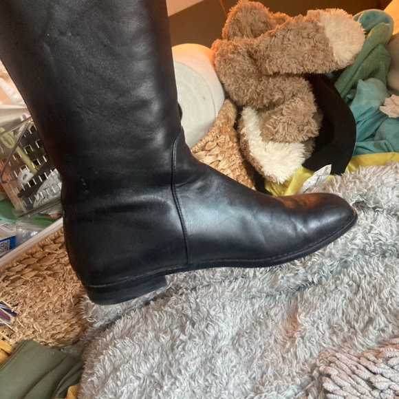 Stuart Weitzman soft leather under knee booties - Picture 3 of 11
